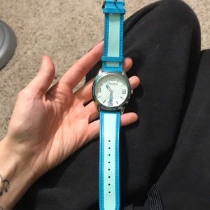 Blue gruen watch